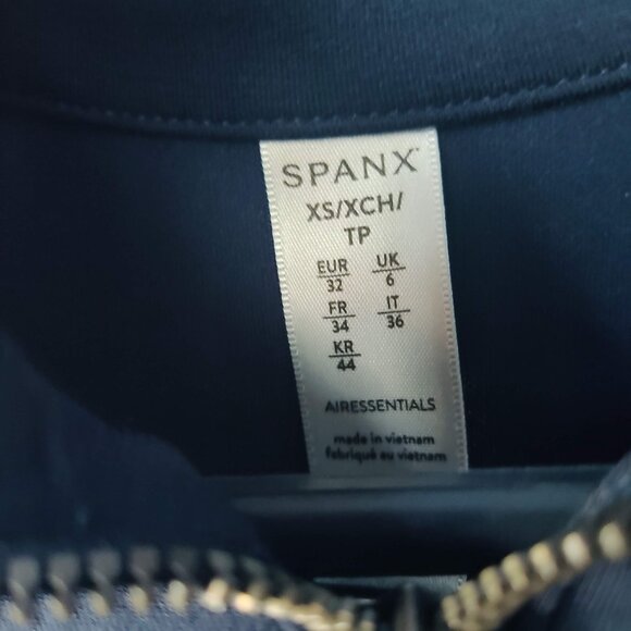 NWOT: SPANX AirEssentials Half Zip Pullover Sweatshirt. Sz XS - Picture 9 of 13